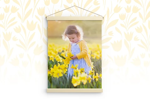 Classic wall hanging with your photo